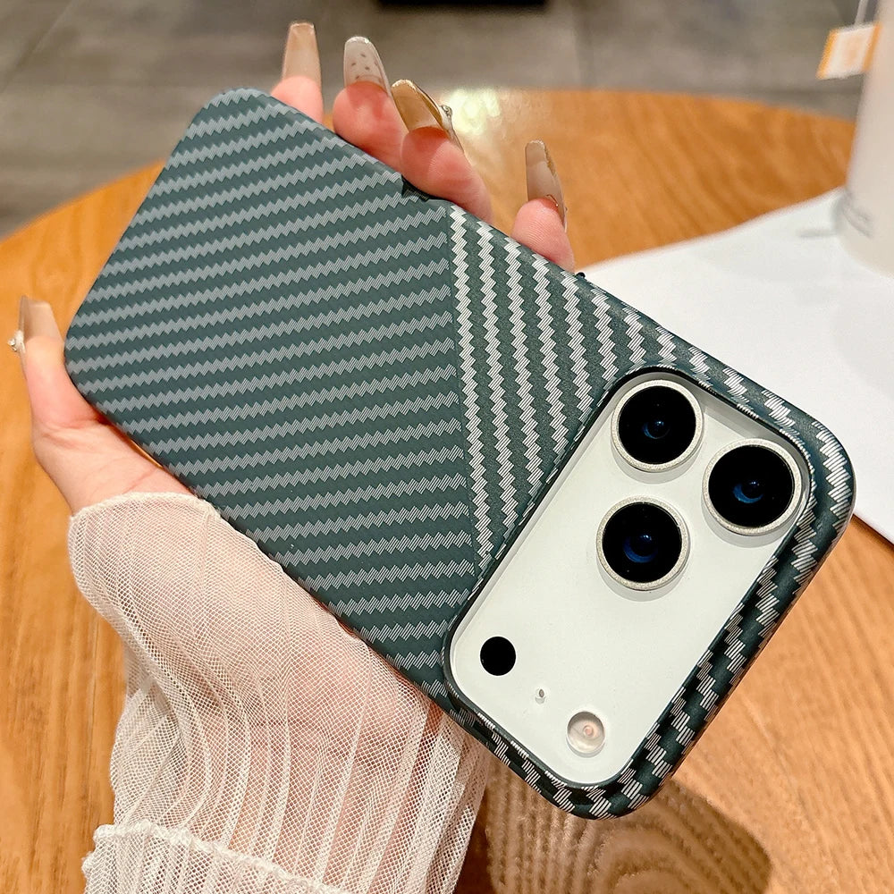 Carbon Armour | Fiber MagSafe iPhone Case 11–17 Pro/Max/Air